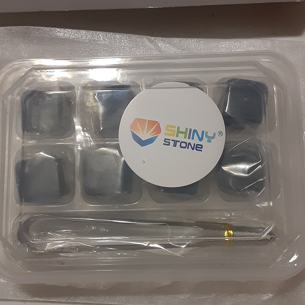 Whiskey Stones & Tongs Set